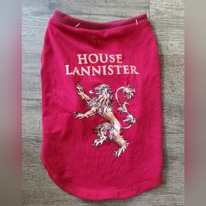 Red House Lannister Dog Shirt